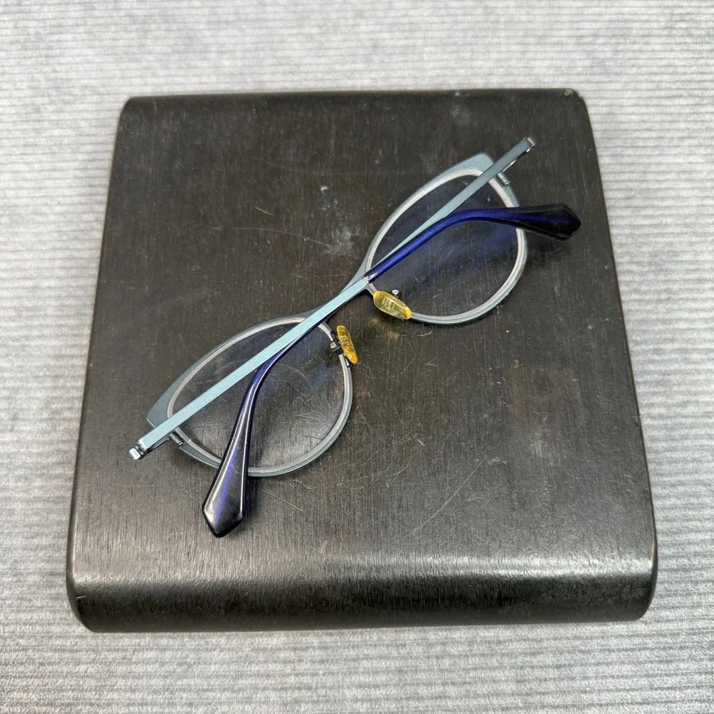 C-Zone W3219 Black‎ Metal Cat Eye Y2K Eyeglasses Frames Netherlands Col.60 47mm